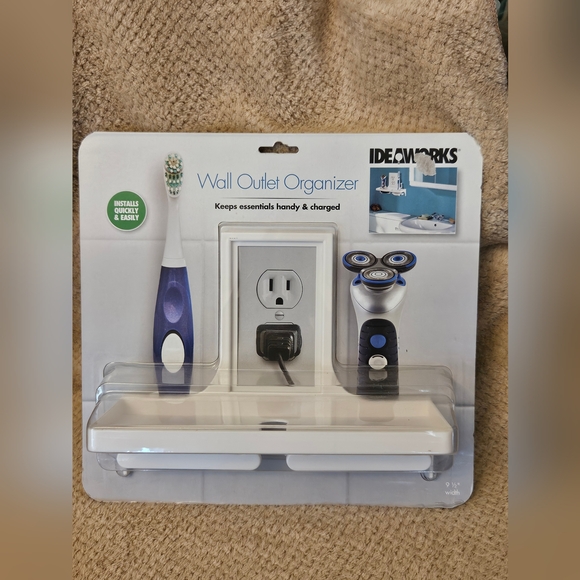 Ideaworks Wall Outlet Organizer, NWT, White - Picture 1 of 5